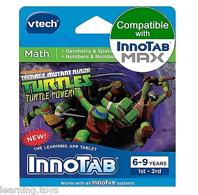 Vtech InnoTAB 2 3S MAX Game - Teenage Mutant Ninja Turtles - Learning Software • £6.99