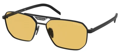 $416.90 • Buy Prada PR 58YS Matte Black/Yellow 57/15/145 Men Sunglasses