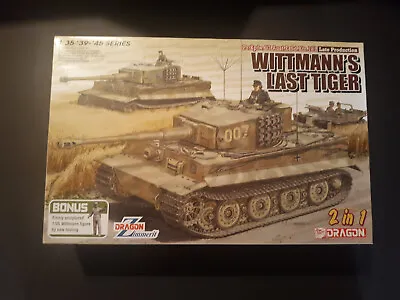 1/35 Dragon Tiger I Late Wittmann's Last Tiger 2 In 1 Kit #6800 • $63.05