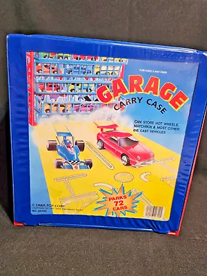 Tara Garage Carry Case For 72 Cars For Hot Wheel Matchbox With 30 Cars Included • $74.99