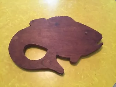 Primitive Vintage Fish Shaped Chopping Cutting Board Wall Decor 16 Inches • $30