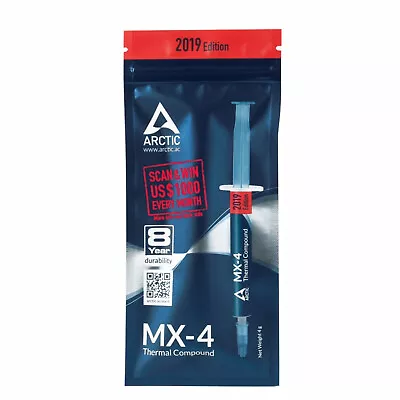 Arctic Heat Paste MX-4 Thermal Paste Compound 4g For Processor CPU Gpu • £7.14