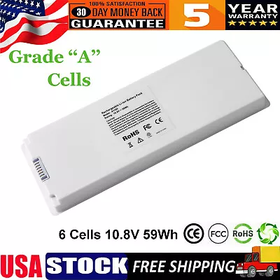 Laptop Battery For Apple MacBook 13  A1185 A1181 (2006 2007 2008 2009) 59Wh NEW • $17.35