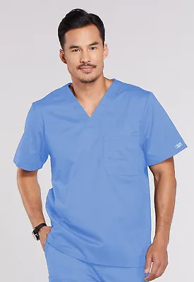 Cherokee Workwear Core Stretch Men's V-Neck Scrub Top - 4743 • $21.99