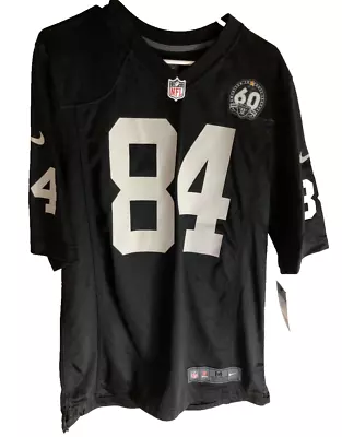 Nike Antonio Brown 84 Oakland Raiders 60th Anniversary Women Jersey Black CV8919 • $43.20