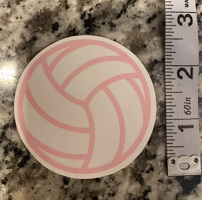 Volleyball 🏐Pink Decal Sticker Skateboard Laptop Phone Water Bottle Car Vinyl🏐 • $2.50