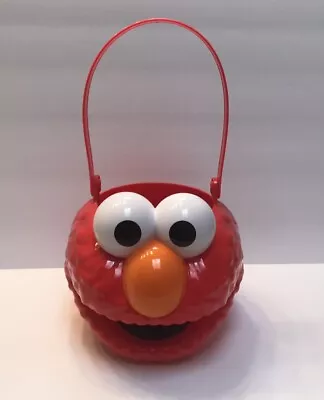 Elmo Plastic Blow Mold Halloween Basket Candy Bucket Sesame Street 2020 • $12.95