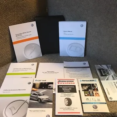 2016 Volkswagen VW Jetta Owners Manual Set W/ Supplements Navigation Book & Case • $19.99