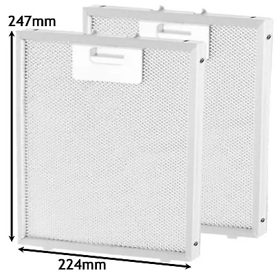 £71.75 • Buy HOTPOINT ARISTON Cooker Hood Grease Filter Metal Mesh 247 X 224mm X 2