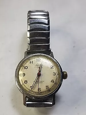 Vintage Lanco Sport Swiss Made 17 Jewels Men's Wrist Watch Runs Fast Very Dirty  • $34.99