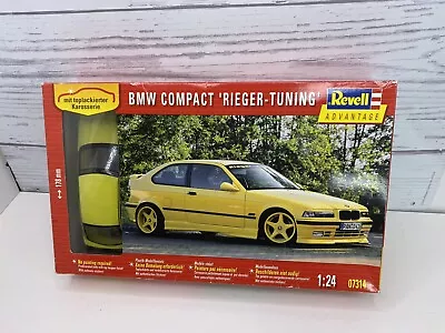 New Model Kit Revell Bmw Compact 'rieger-tuning' ~rare~ #07314 Scale 1:24 • $89.89