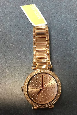 Michael Kors Parker Stainless Steel Watch With Glitz Accents 112207 MK7286 • $75