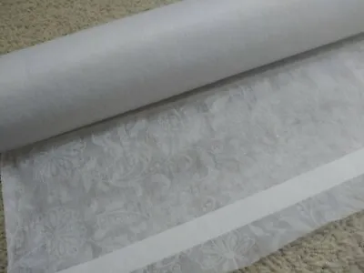$24.99 • Buy Hampshire Paper Suresta White French Lace Fabric Aisle Runner 36  X 50' 