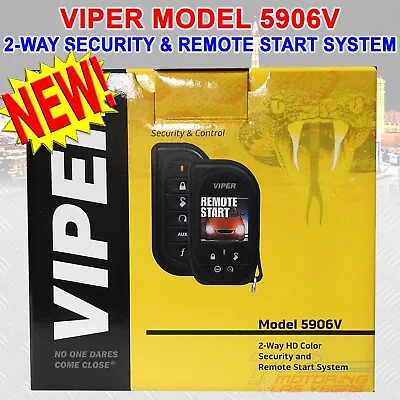 Dei 5906v Viper 2 Way Color Screen Remote / Alarm / Remote Start System New! • $544.44