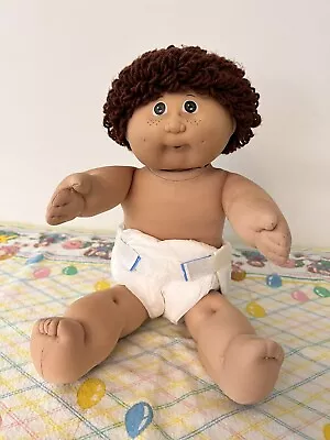 Jesmar Cabbage Patch Kid Auburn Hair Boy With Freckles HM-4 Made In Spain 1985 • $50