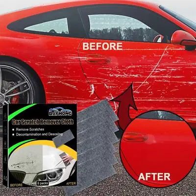 6pcs Nano Sparkle Cloth Easily Repair Paint Scratches Car Scratch Repair Parts • $7.69