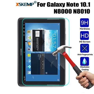 Screen Protector Samsung Galaxy Tab 3 4 E S2 S3 Tempered Glass Anti Scratch Flim • $16.24
