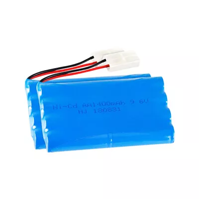 £20.16 • Buy 2x 9.6V 1400mAh Ni-Cd AA Battery Pack For RC Electric Car Toys KET-2P Plug