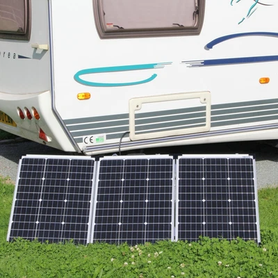 £249 • Buy 180W Folding Solar Panel 12V Charging Kit With Smart Regulator Refurb