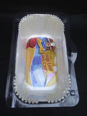 15 X 2LB Non Stick Grease Proof Loaf Tin Liner Paper Cake Cases 220 X 120x65 Mm  • £7.89