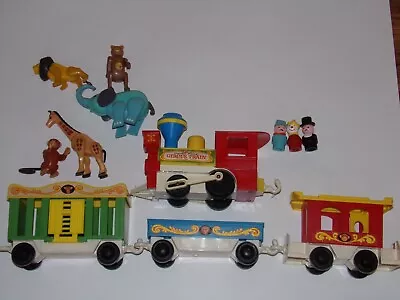 Vintage Fisher Price Little People Circus Train Complete • $79.95