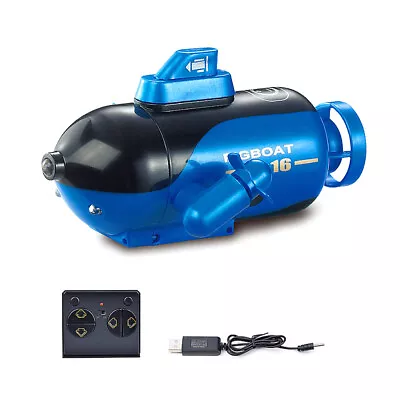 Durable Mini RC Boat Remote Control Submarine 4 Channel Toy Water Activated Gift • $22.59