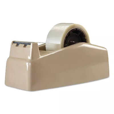 Scotch Two-Roll Desktop Tape Dispenser 3  Core High-Impact Plastic Beige C22 • $74.16