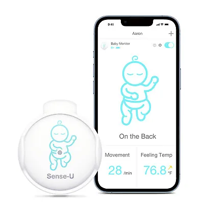 Sense-U Smart Baby Monitor: Body Movement Temperature Rollover (Refurbished) • $79.99