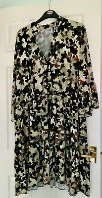Kasbah Dress Size 24 - Lovely Jersey Feel Fabric Lose Fitting. • £12.50