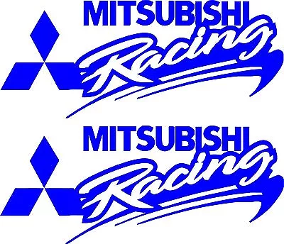 Mitsubishi Racing Stickers 2 X 275 X 115 Suitable For Outdoor Use. • $12