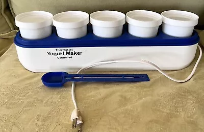 Vtg Salton Cosmopolitan Yogurt Maker Model YM-4 Thermostat Control 5 Cups • $19.99
