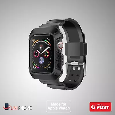 $14.99 • Buy 【Shockproof】For Apple Watch Band Strap Case 38 42 40 44 Series 1 2 3 4 5 6 SE