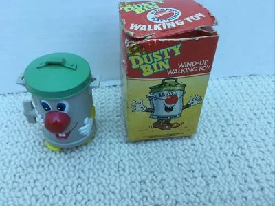 £45 • Buy Vintage Trident Marx Dusty Bin Wind Up Clockwork Toy Original Box Circa 1978