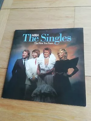 Abba The Singles The First Ten Years Vinyl LP Double • £4