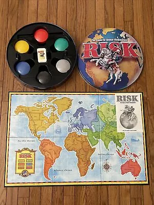 Risk Game Of Global Domination Round Metal 2003 Board Game Replacement You Pick • $7.83