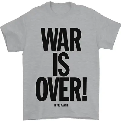 War Is Over If You Want It John Lennon Mens T-Shirt 100% Cotton • £8.49