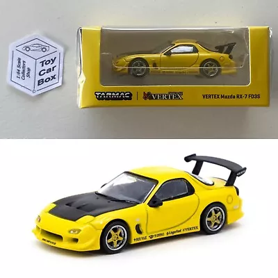 TARMAC - Mazda RX-7 FD3S (Vertex - Yellow - 1/64 Scale) O35 • $26.95