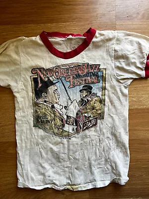 1977 NEW ORLEANS JAZZ FESTIVAL/SCHLITZ T-Shirt • $9.99