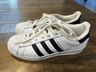 $29.95 • Buy Adidas Superstar Shoes Bold Black And White US 6  1/2 / UK 5