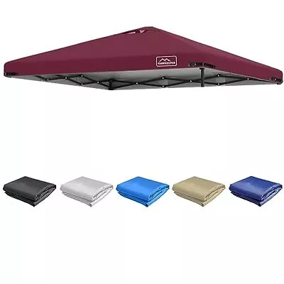  10x10 Pop Up Canopy Tent Top Replacement Cover Roof With Air Vent Red • $88.83