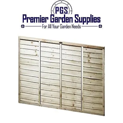 Premier Larch Lap Panels Waney Overlap Garden Fence Panel 6ft X 5ft (183x150cm) • £31.05