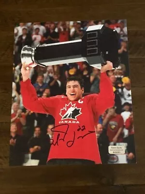 Bruins Milan Lucic Autographed 8x10 Photo Team Canada Pose 2 • $50