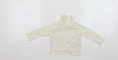 £4 • Buy Primark Baby Beige Cotton Basic Casual Size 6-9 Months Roll Neck