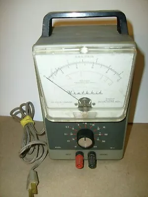 Vintage Heathkit Vacuum Tube Voltmeter (VTVM)  Model IM-21 • $77.50