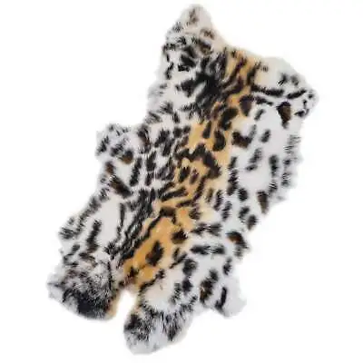 Soft Exotic Print Rabbit Pelts Made With Genuine Rabbit Fur Sold By SLC • $19.95