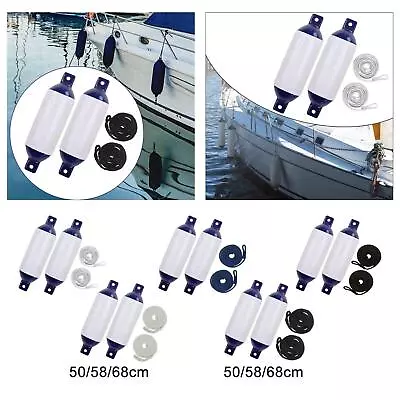 2 Pieces Boat Fenders Easy Installation Protector For Pontoon Boat • $68.84