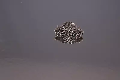 Vintage Sterling Silver Jerusalem Crusader Maltese Cross Brooch • $28