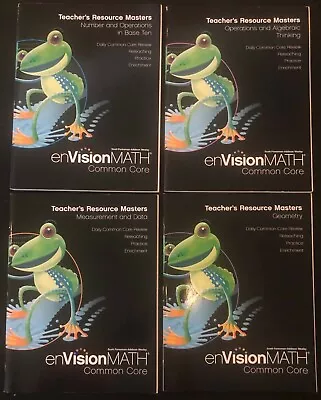 Pearson 2nd Grade EnVision TEACHER'S RESOURCE MASTERS (2012) • $19.99