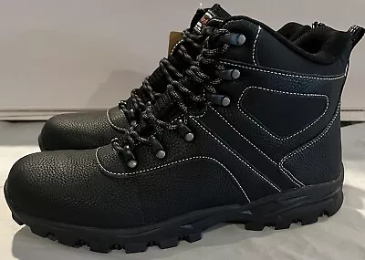 🆕Weatherproof Vintage Men’s Size 13 Hiker Boots Faux-Leather Black • $20