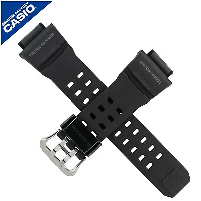 Genuine Casio Watch Strap Band For GW-9400-1B GW 9400 BLACK METAL LOOP 10601902 • £69.99